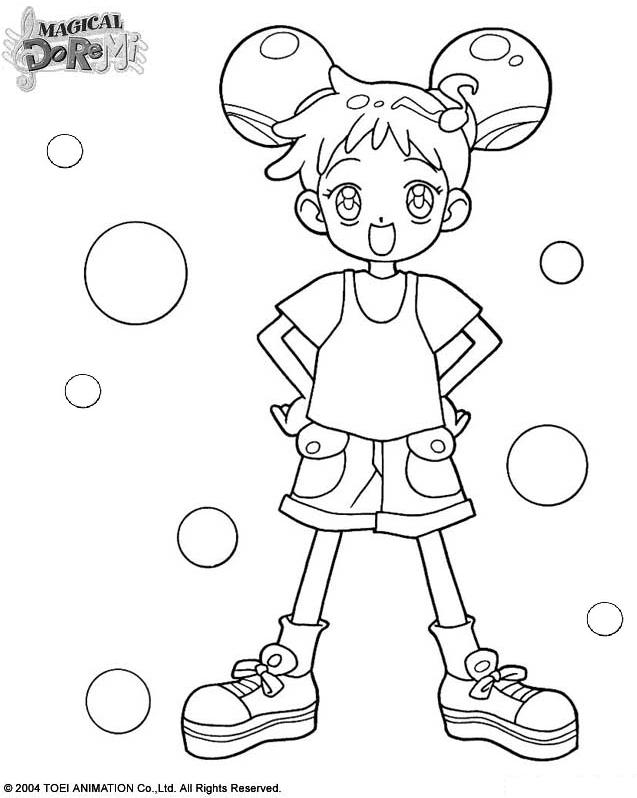 coloriage magical doremi